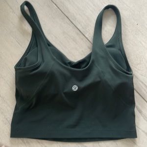dark green Lululemon align tank